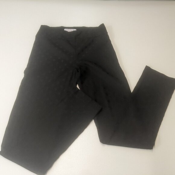 Margaret M Slimming Pant Size Small in Black Polka Dot - Picture 11 of 12